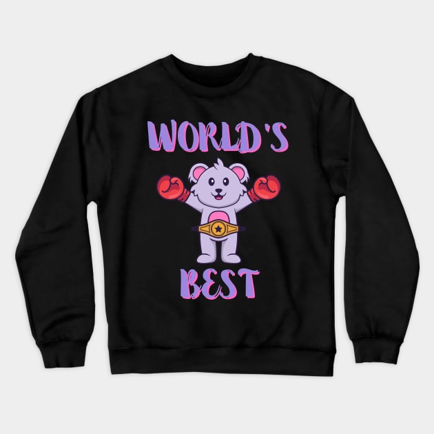 World's Best Crewneck Sweatshirt by Claudia Williams Apparel